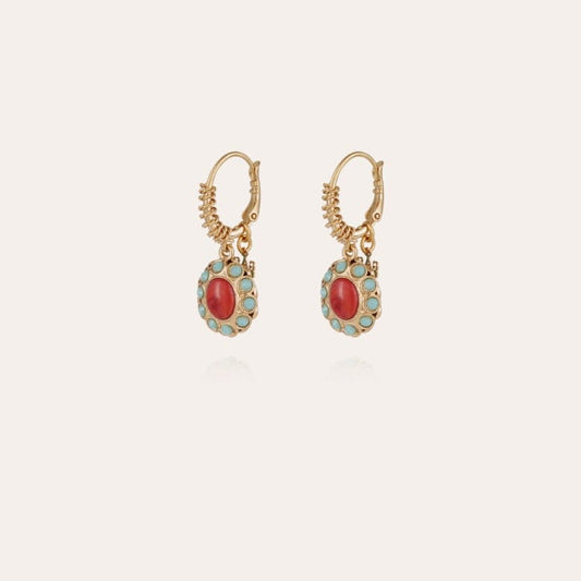 TAO SPLASH EARRINGS RED JASPER