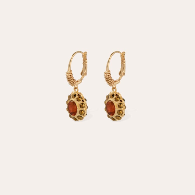 TAO SPLASH EARRINGS BROWN