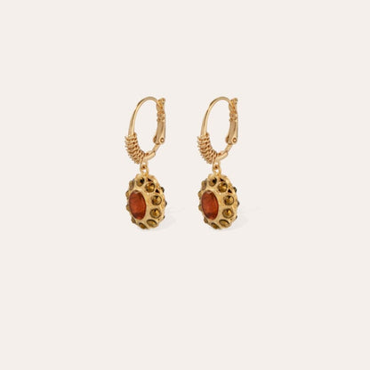 TAO SPLASH EARRINGS BROWN