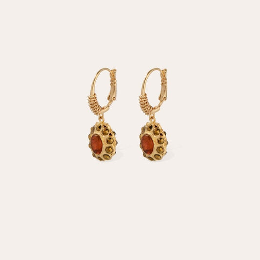 TAO SPLASH EARRINGS BROWN