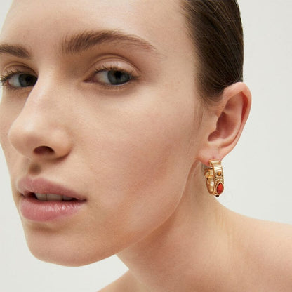STRADA HOOPS EARRINGS