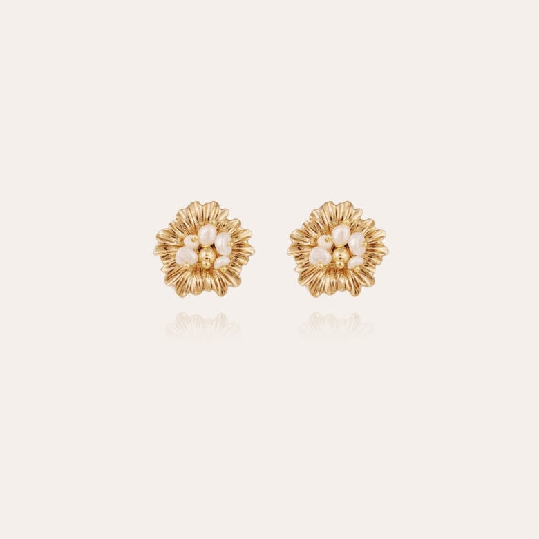 AZALEE GOLD EARRINGS PEARL