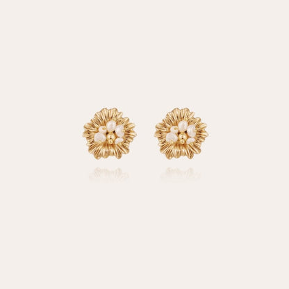 AZALEE GOLD EARRINGS PEARL