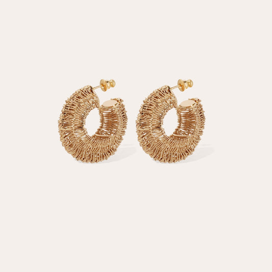 CROCUS FILEA HOOPS SMALL EARRINGS