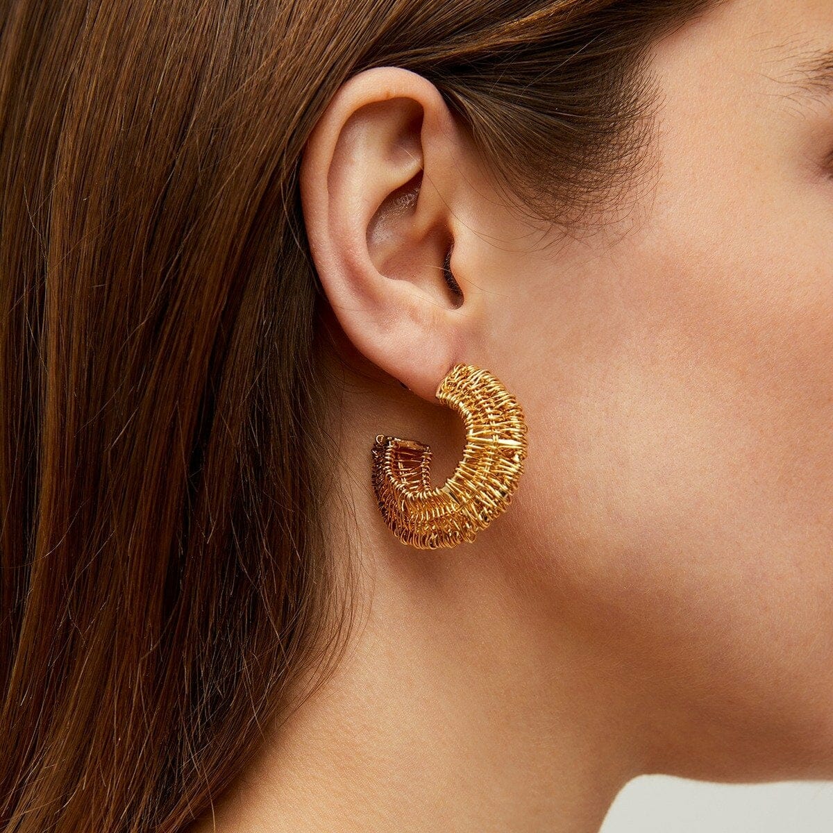 CROCUS FILEA HOOPS SMALL EARRINGS