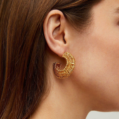 CROCUS FILEA HOOPS SMALL EARRINGS