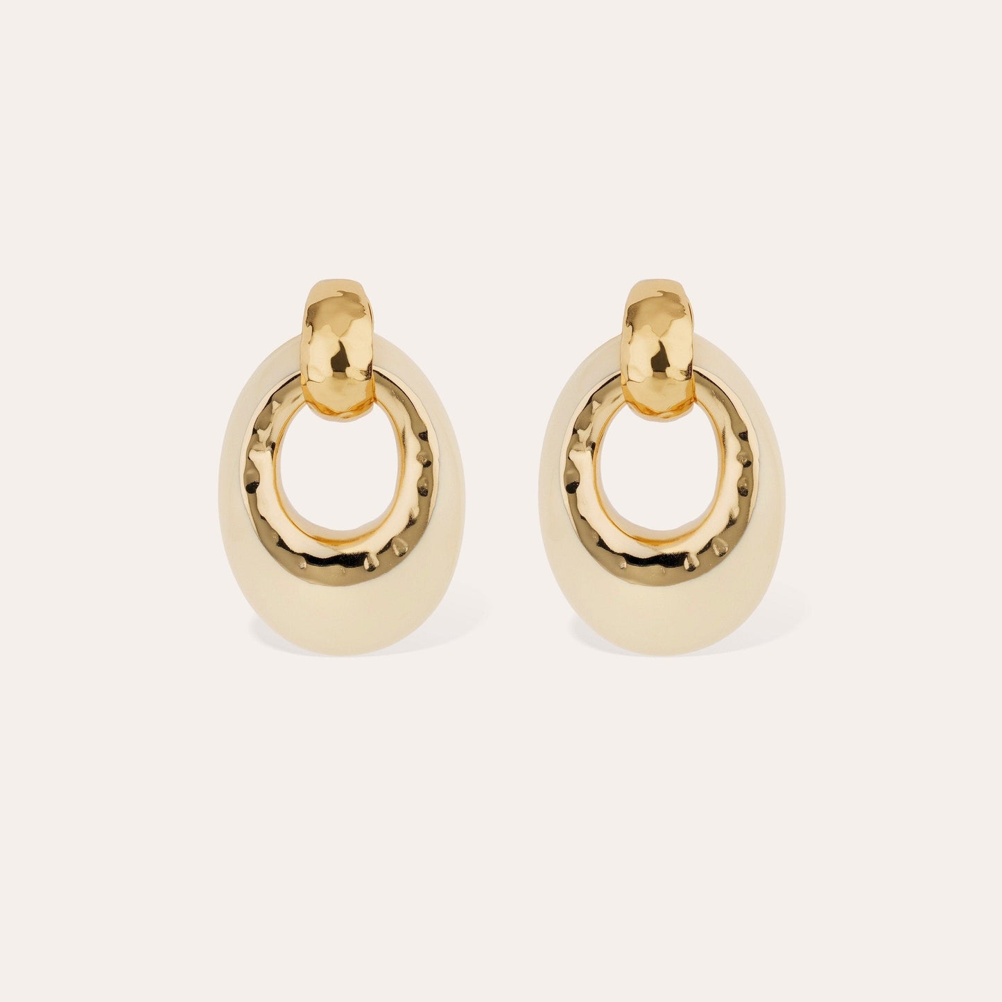 SELVA SMALL EARRINGS IVORY