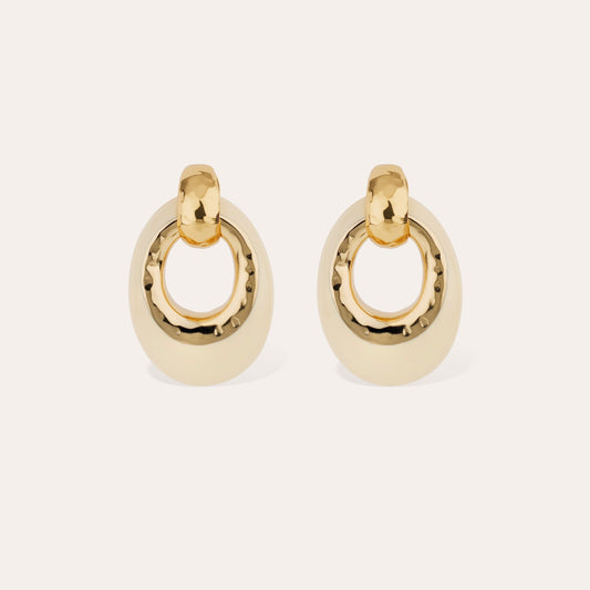 SELVA SMALL EARRINGS IVORY