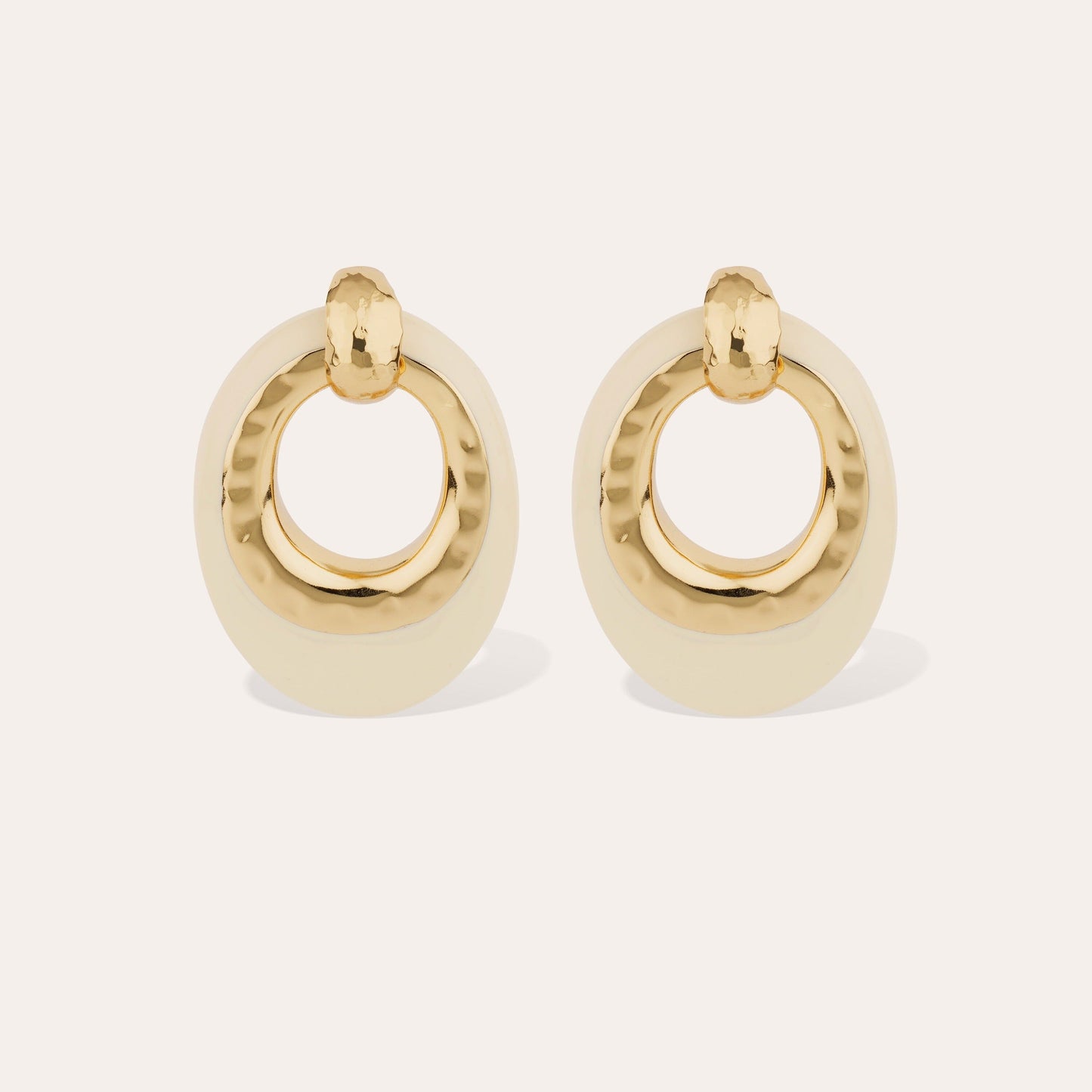 SELVA LARGE EARRINGS IVORY