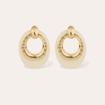 SELVA LARGE EARRINGS IVORY