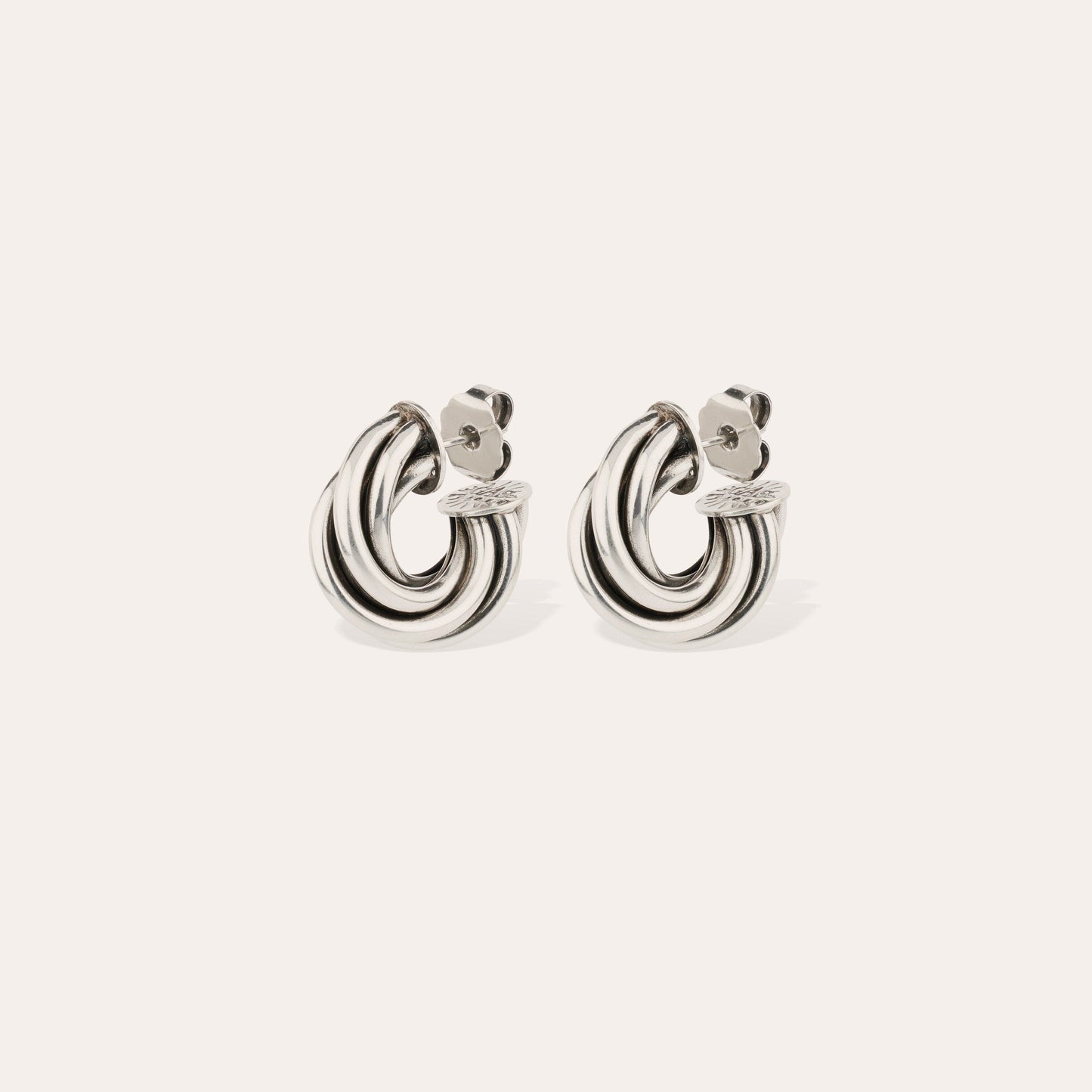 ATIK MINI SILVER EARRINGS