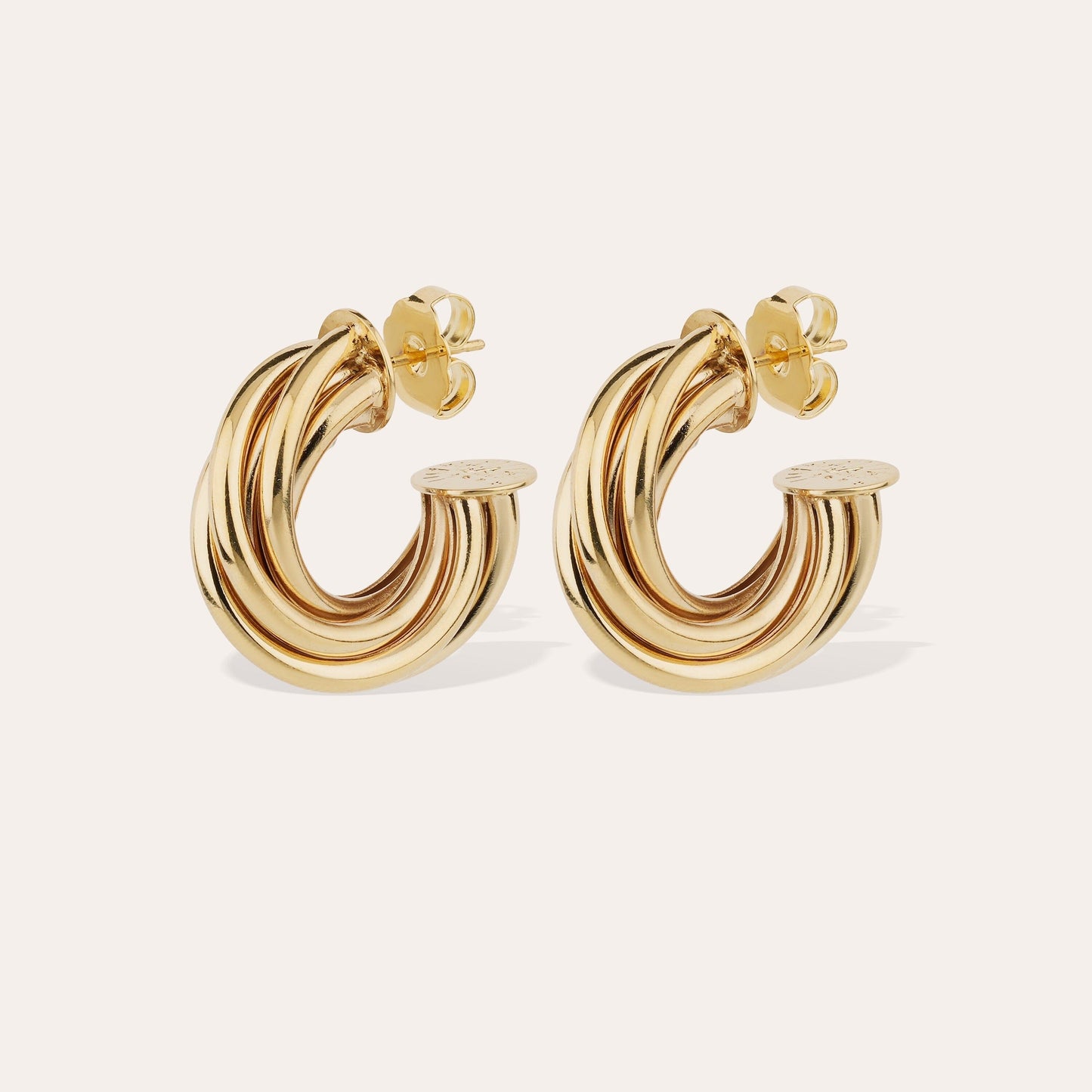 ATIK MEDIUM GOLD EARRINGS