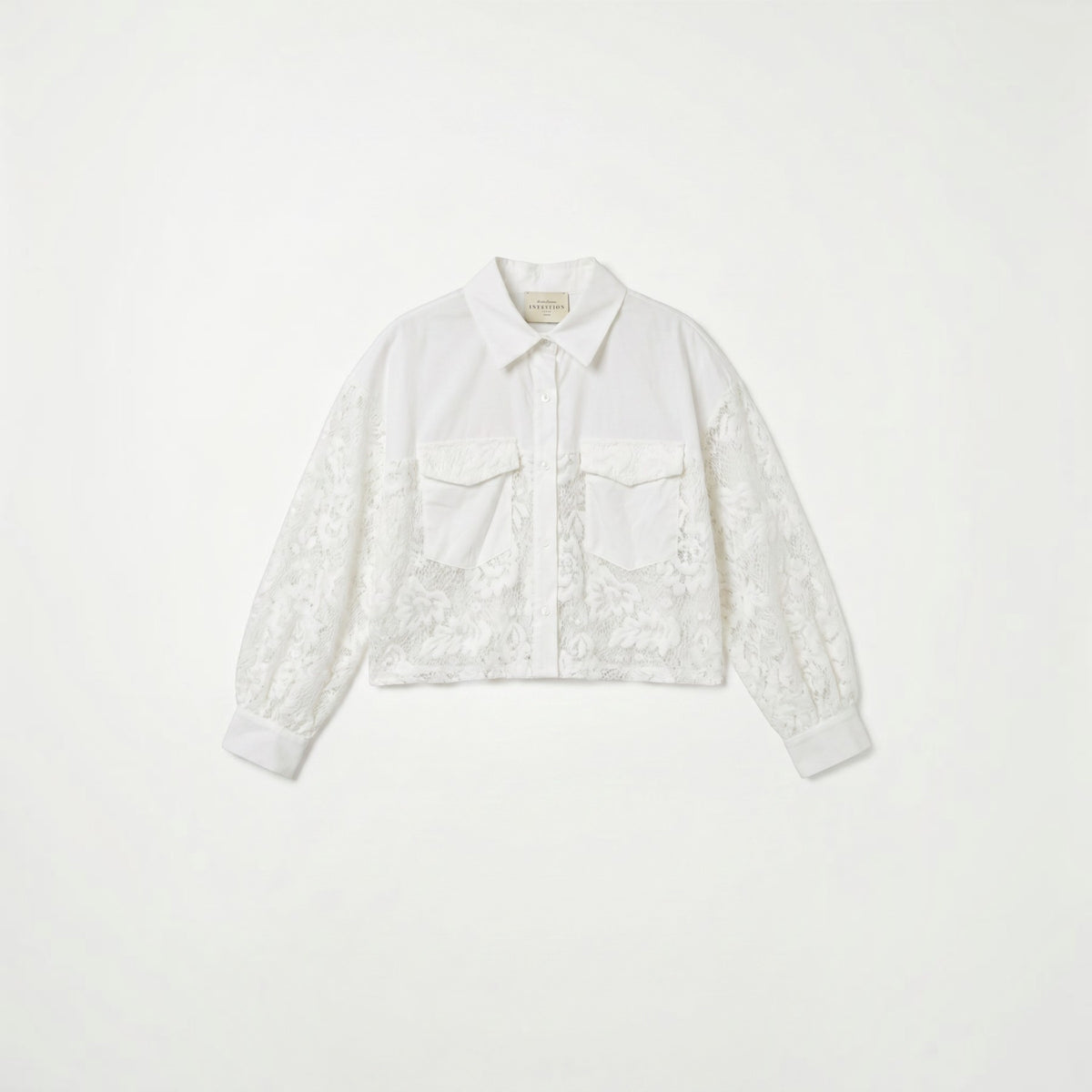 Helen Lace Shirt White