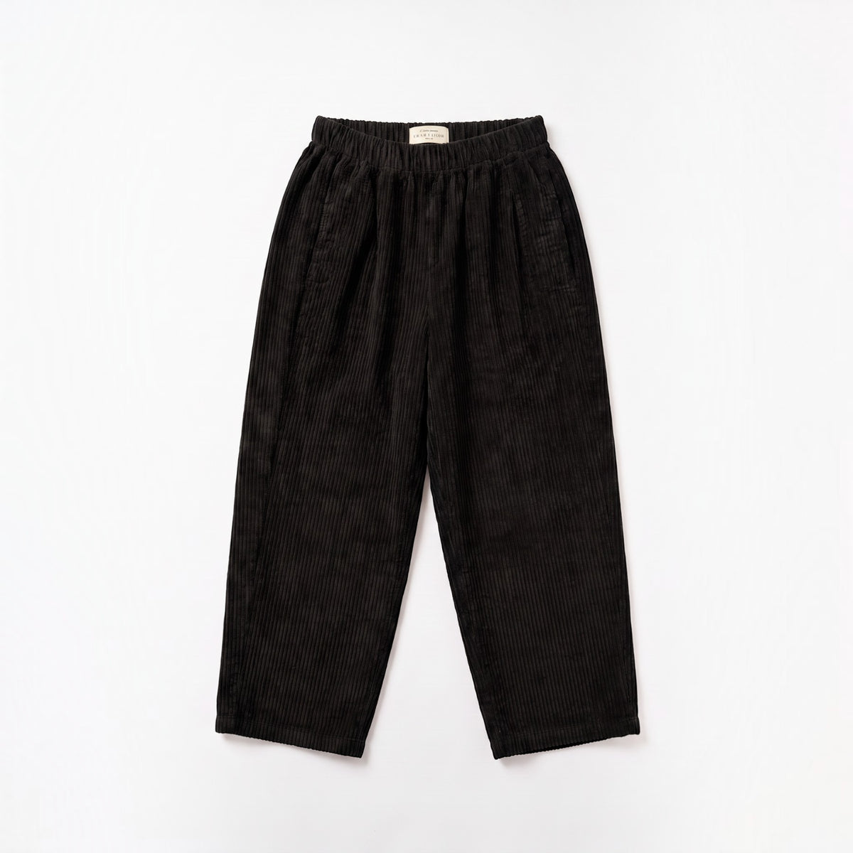 Alma Corduroy Pants Black