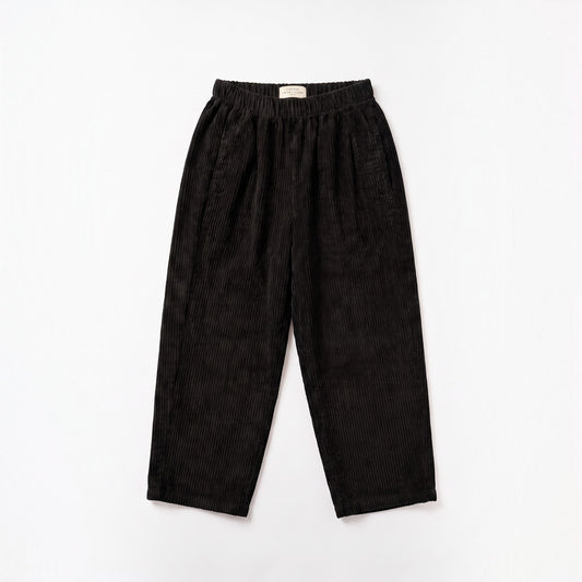 Alma Corduroy Pants Black