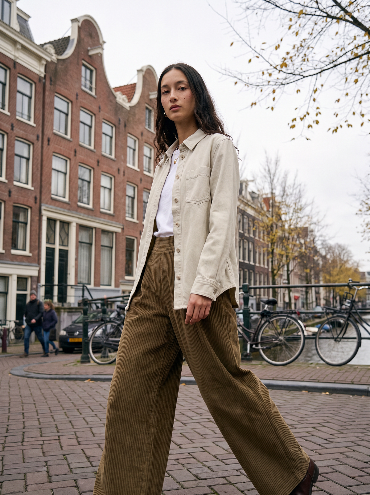 Meera Corduroy Pants Hunter