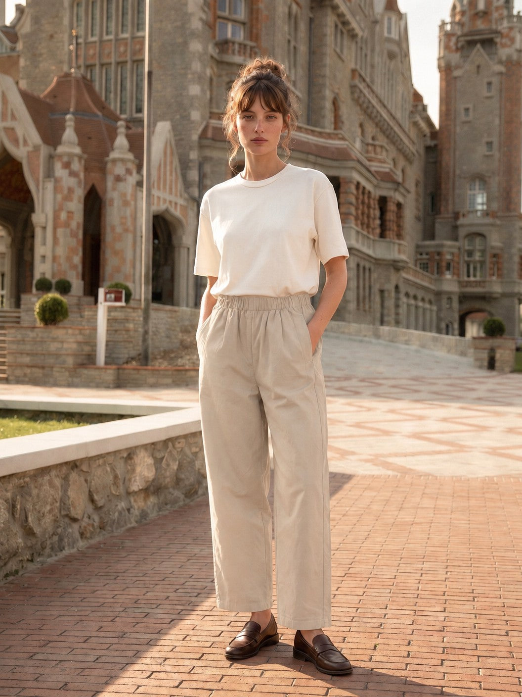 Fiamz Pants Beige