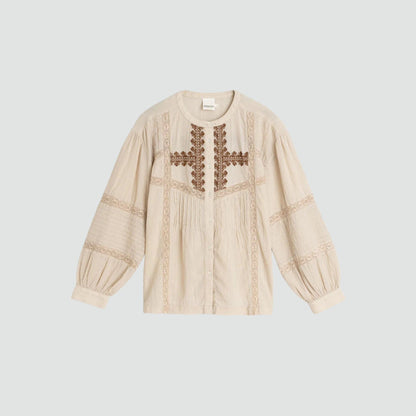 ETHNIC SHIRT OFFWHITE