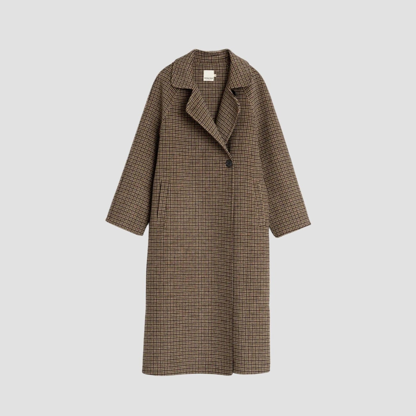 OLIVE WOOL COAT
