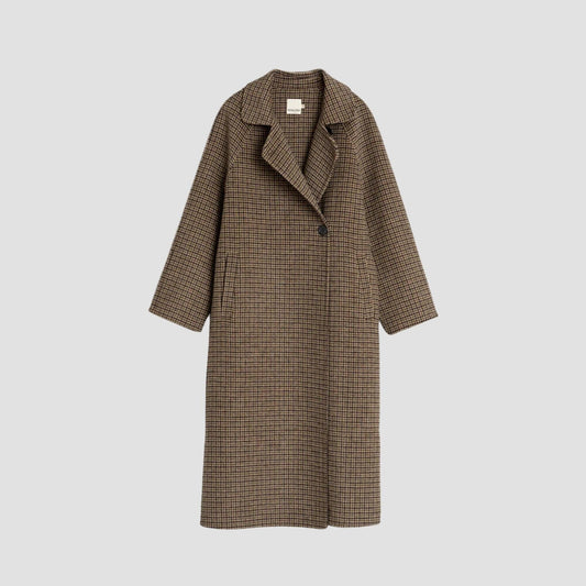 OLIVE WOOL COAT