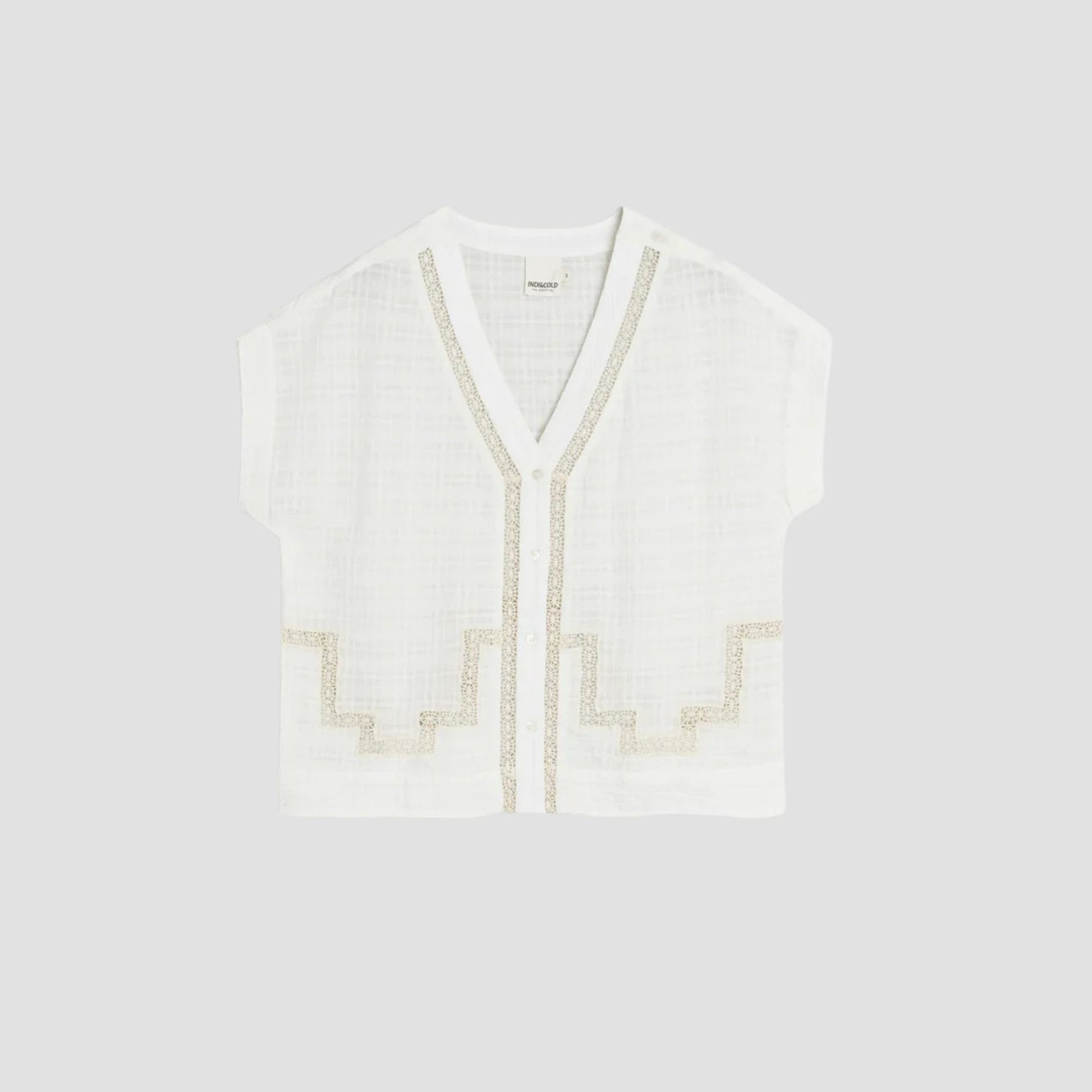 Inset Lace Shirt