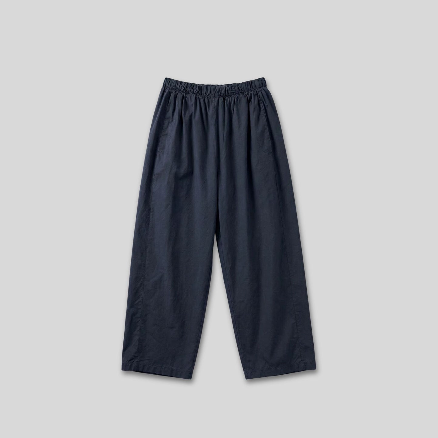 Alma Cotton Pants Navy Blue