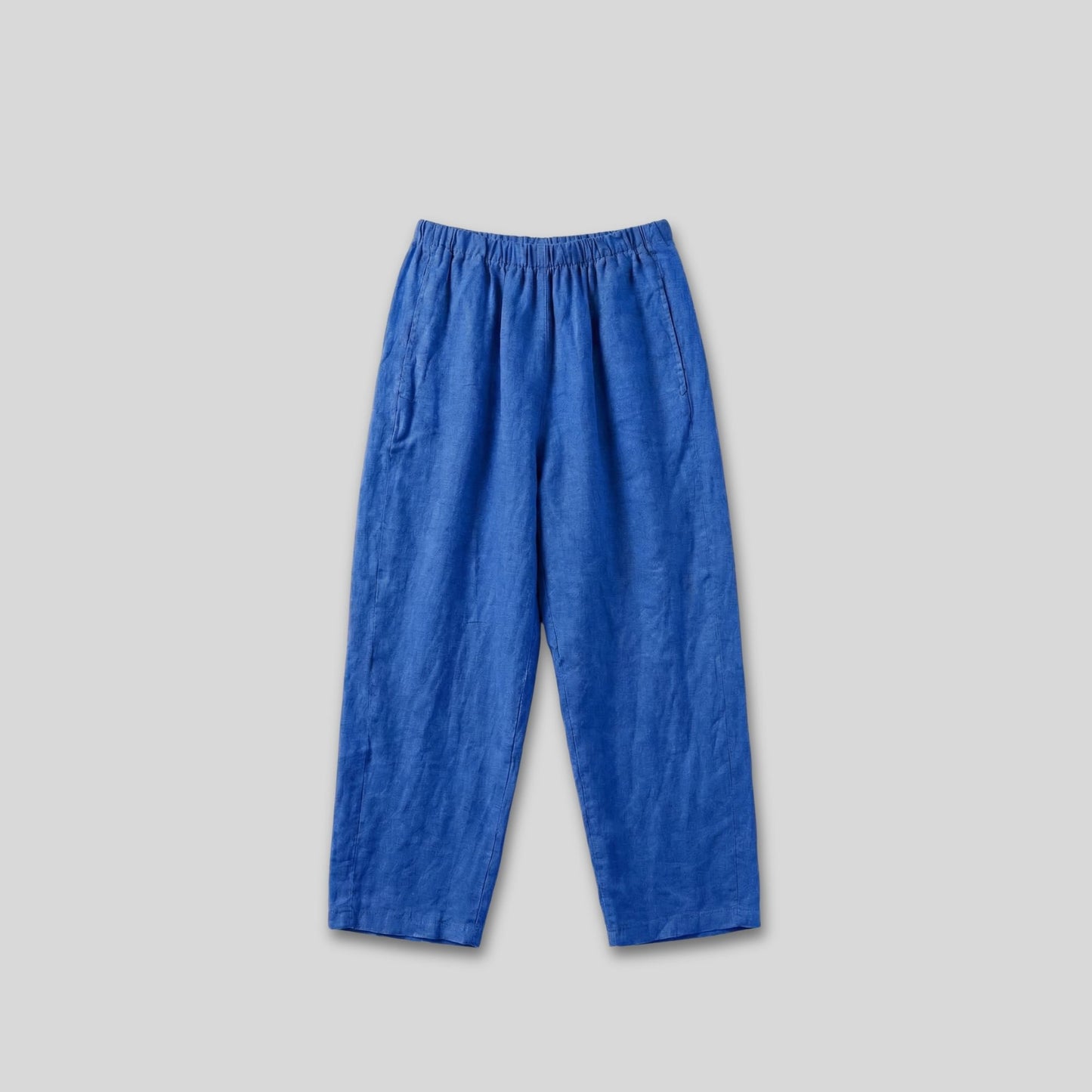 Alma Linen Pants Electric Blue