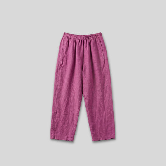 Alma Linen Pants Pink