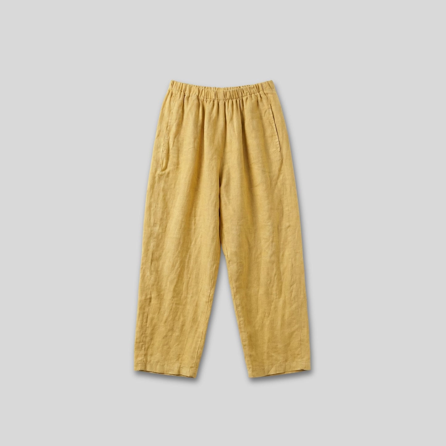 Alma Linen Pants Straw