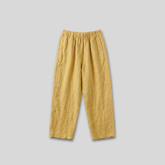Alma Linen Pants Straw