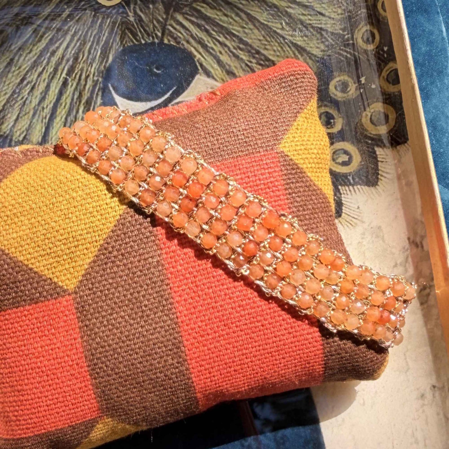 JAIPUR RED AVENTURINE BRACELET