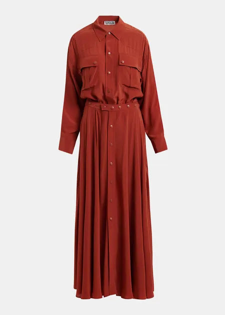 Jebba Maxi Dress And Playsuit Rust