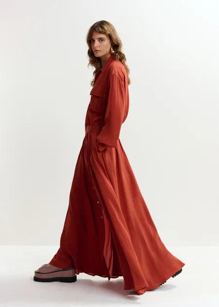 Jebba Maxi Dress And Playsuit Rust