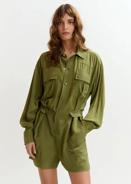 Jebba Maxi Dress And Playsuit Olive