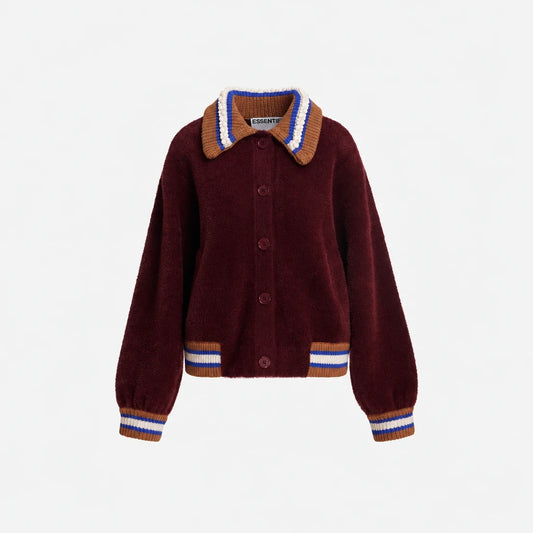 Kamore Knit Jacket Wine Not – Essentiel Antwerp