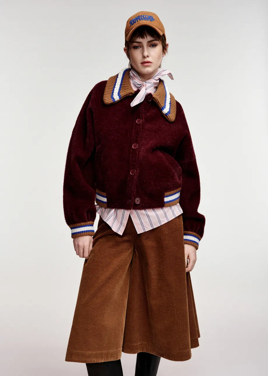Kamore Knit Jacket Wine Not – Essentiel Antwerp