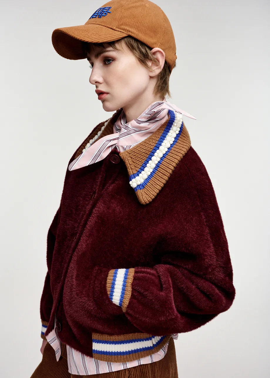 Kamore Knit Jacket Wine Not – Essentiel Antwerp