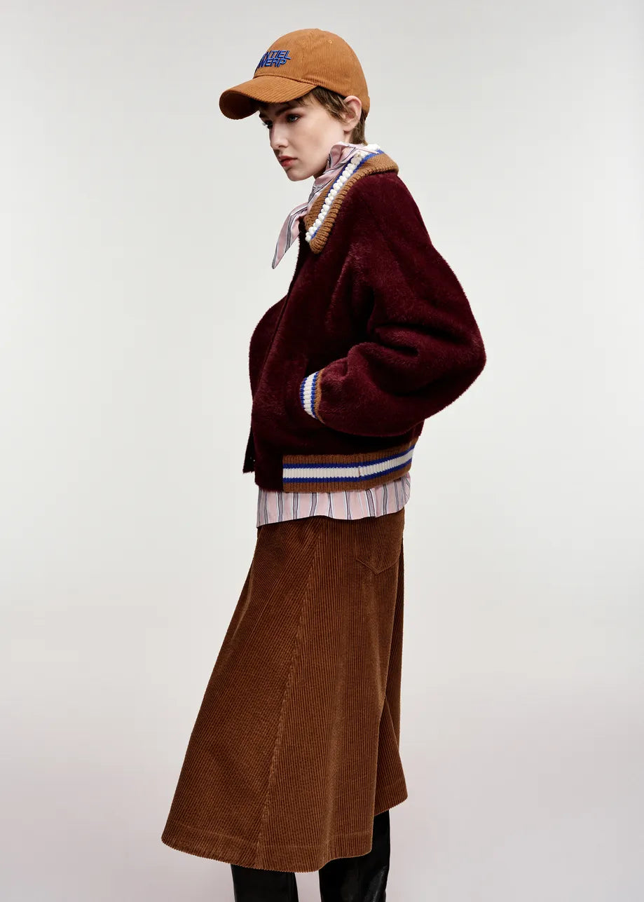 Kamore Knit Jacket Wine Not – Essentiel Antwerp