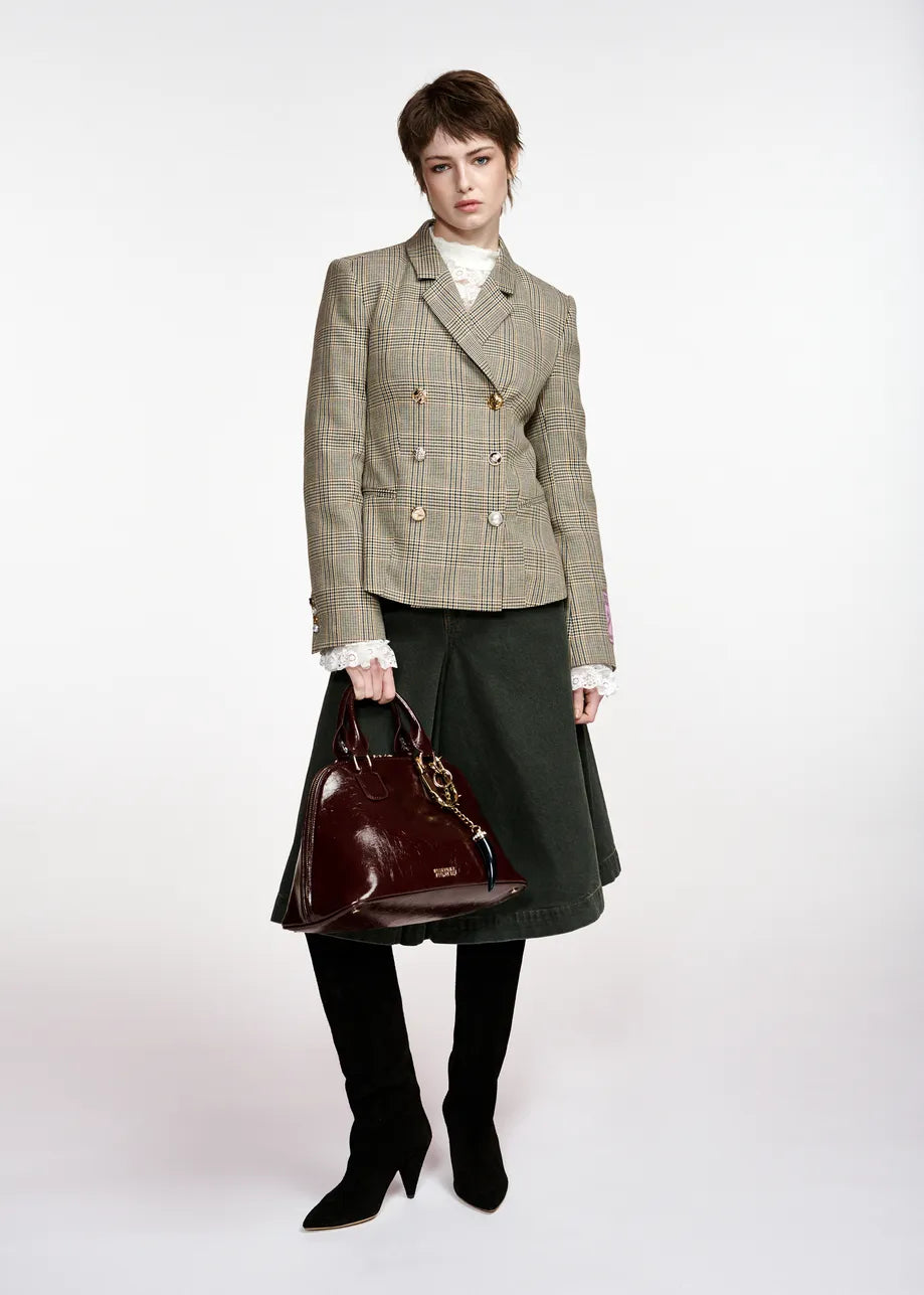 Karina Fitted Blazer Brown Sugar – Essentiel Antwerp