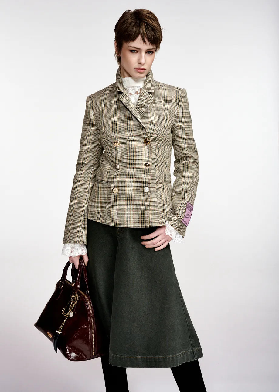 Karina Fitted Blazer Brown Sugar – Essentiel Antwerp