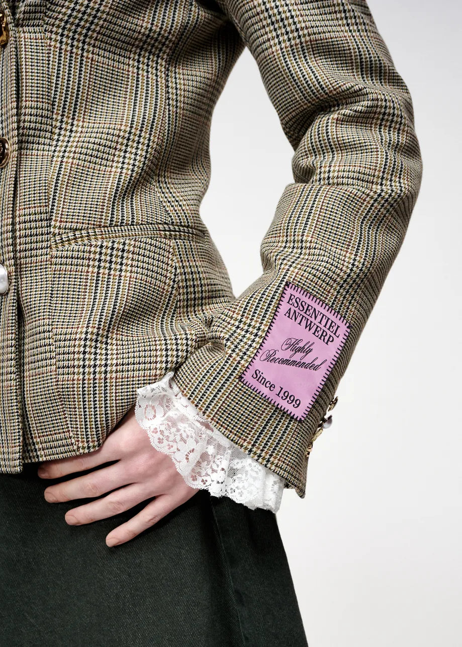 Karina Fitted Blazer Brown Sugar – Essentiel Antwerp