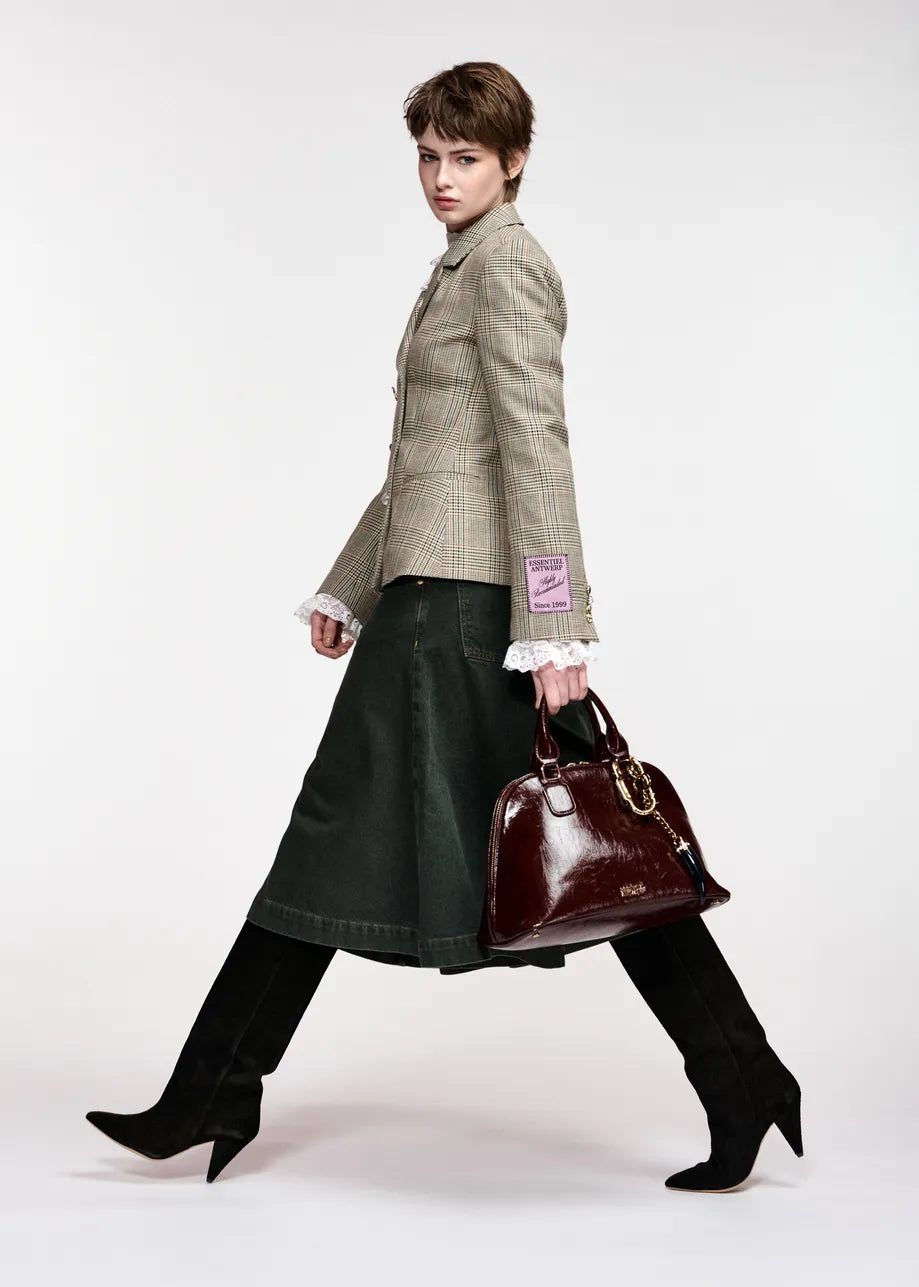 Karina Fitted Blazer Brown Sugar – Essentiel Antwerp