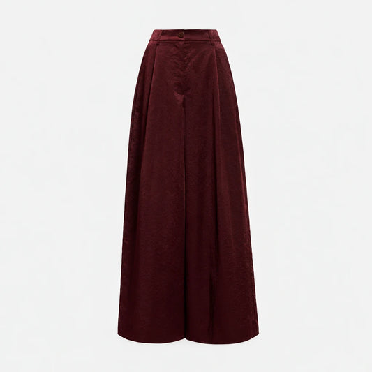 Karmen Wide Leg Pants Wine Not – Essentiel Antwerp