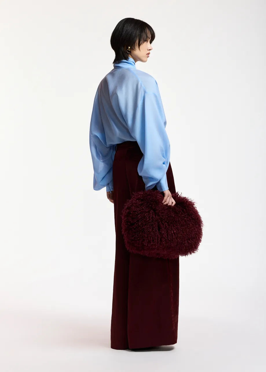Karmen Wide Leg Pants Wine Not – Essentiel Antwerp