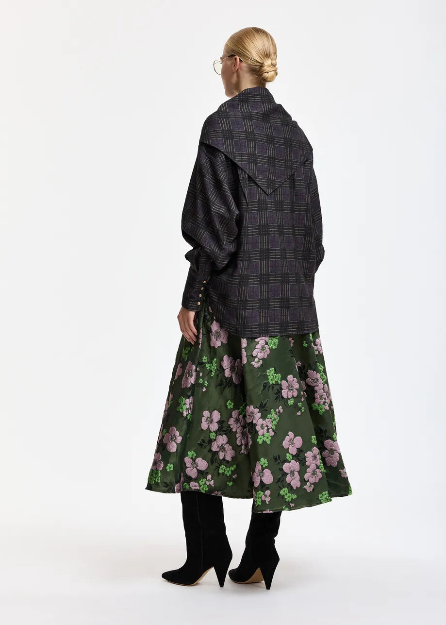 Kathyanne Circle Midi Skirt Dusty Green – Essentiel Antwerp