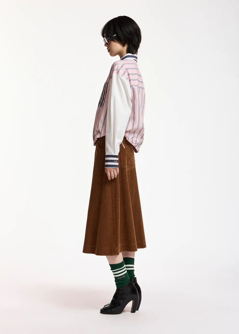 Kigi Corduroy Bermuda Brown Sugar – Essentiel Antwerp