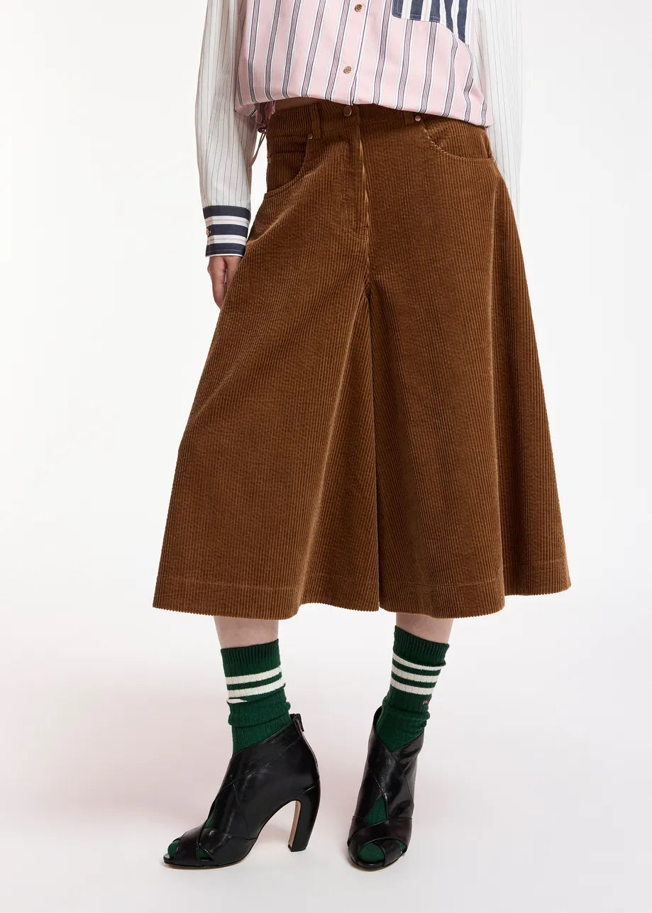 Kigi Corduroy Bermuda Brown Sugar – Essentiel Antwerp