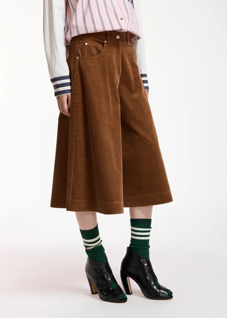 Kigi Corduroy Bermuda Brown Sugar – Essentiel Antwerp