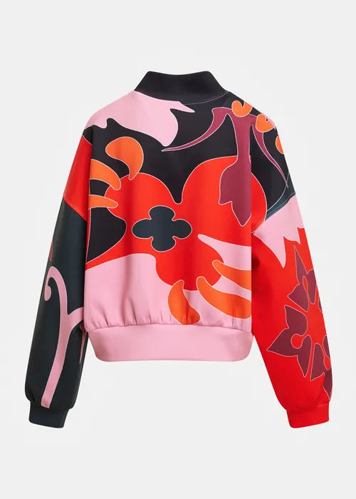 Kiva Print Bomber Jacket