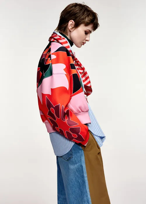 Kiva Print Bomber Jacket